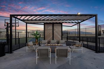 Rooftop patio